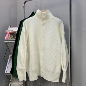 Heren truien man kleren motorfiets beige gebreide voor mannen jas jas kekgeklede vestiging kandigan t -shirt ontwerper luxe Koreaanse mode warm