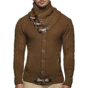 Suéteres para hombres Suéteres para hombres Ropa de calle Suéter de cuello alto Hombres L XL Suéteres de punto de manga larga Otoño Invierno Suave Cálido Básico # bkg3579 220905