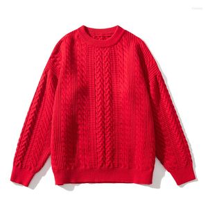 Herentruien heren en damespaar gebreide pullover jumper comfortabele klassieke kersttrui casual mode warm breier voor