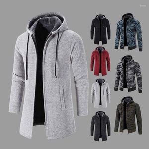 Herentruien mannen herfst winter kasjmier vest chenille stoffen buitenste trui gebreide ritssluiting dikke losse jas