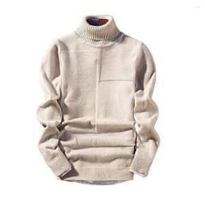 Heren Truien Heren Knitwear Fleece Gevoerd Temperament Warm Houden Zweet Absorptie Breien Pullover Trui Voor Werken