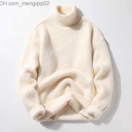 Suéteres para hombres, suéter para hombres, novedad de invierno 2022, suéter grueso de Color sólido, suéter para estudiantes para hombres, suéter de lana para hombres con cremallera, talla S-2XL Z230712