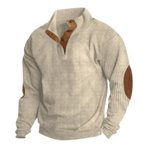 Chandails pour hommes Pull polyvalent pour hommes printemps et automne style col montant pull à manches longues pull décontracté à la mode 231127