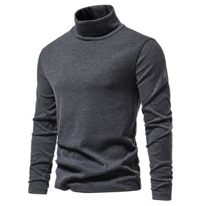 Suéteres para hombres Suéter de invierno para hombres Jersey de punto Cuello alto Sólido Top Manga larga Camiseta Jerseys Suéteres Ropa masculina Harajuku 231213