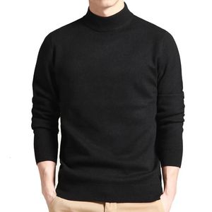 Herentruien Herentrui Effen truien Mock Neck Lente- en herfstkleding Dun mode-hemd Maat S tot 4XL231023