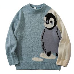Pulls de chandail masculin Cartoon Sweater Sweater Streetwear Harajuku Vintage 220823