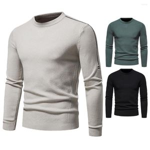 Hommes chandails hommes chemise en tricot hommes tricots homme pull pull 2023 printemps automne homme maillots de corps fond o-cou couleur unie