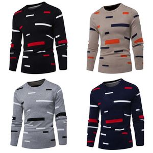 Pulls pour hommes Pull en tricot à manches longues pour l'hiver avec 4 couleurs