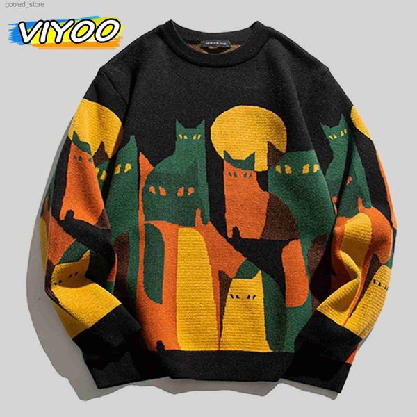 Pulls pour hommes Hommes Femmes Pull Pull tricoté Sweatshirts Y2K Vêtements Pull Vêtements de Noël Pull d'hiver Pull en polaire pour hommes Q231115