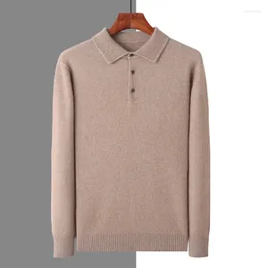 Pulls pour hommes Pullmère en cachemire Mink Automne et Polo Hiver Pillumage épais Pilluche ananas Piège Loose plus