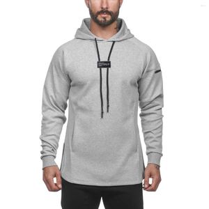 Herensweater Muscle Brothers Trend Sport en vrije tijd Sweater met capuchon Katoenen fitnessjack Outdoor