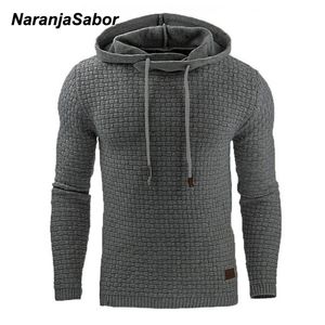 Chandails pour hommes NaranjaSabor Automne Sweats à capuche pour hommes Slim Sweats à capuche Hommes Manteaux Mâle Casual Sportswear Streetwear Marque Vêtements N461 220829