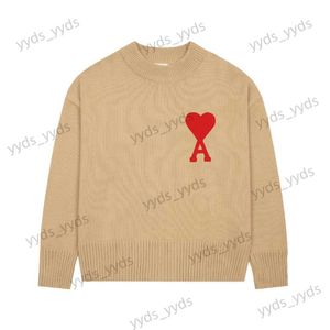 Herentruien Nieuwe AOP Jacquard Letter Knitted trui in de herfst / winter 2022Acquard breienmachine e aangepaste jnlarged detail crew nek katoen cfq65w t230410