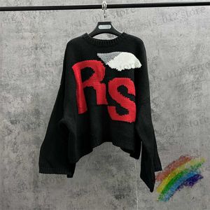 Herentruien Nieuwe Raf Simons Sweater voor mannen Vrouwen 2023fw Bat Shirt Gebreide sweatshirts T230921