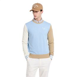 Pulls pour hommes "Colorblocked à la mode pour hommes tricotés pour l'automne, ressentez le charme du style de sélection polyvalent de la marque" 231116