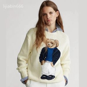 Pulls pour hommes RL Pulls Pull Femme Polos Bear Winter Soft Basic Femmes Pull Coton RL Bear Pulls Mode Tricoté Jumper Top Su