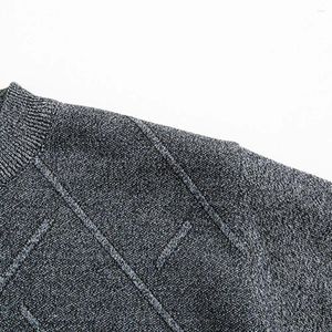 Pulls pour hommes de couleur unie avec design de pull et polyvalent.