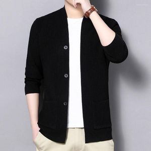 Herentruien Stijlvol gebreide Cardigan Women jas veelzijdige gebreide vesten casual tops voor jongere mannen van middelbare leeftijd