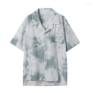 Herentruien Zomer Japans en Koreaans shirt Herenmode Casual korte mouwen Streetwear Wild Loose