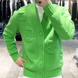 Heren Truien Sweater Mode All-match Trend Letter Geborduurd Gedrukt High-end