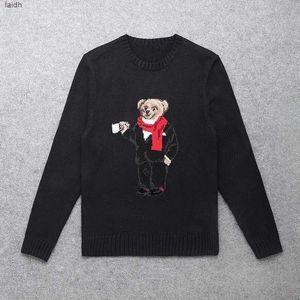 Men's Sweaters Sweater Polos Bear Casual Winter Clothing Fashion Long Sleeve Knitted Pullover Women's Wool 328c
