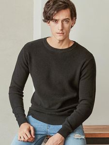 Heren trui trui pullover mannen katoen gebreide lente jumpers herfst mannelijke gebreide kleding roze zwart 2023 dropmen's