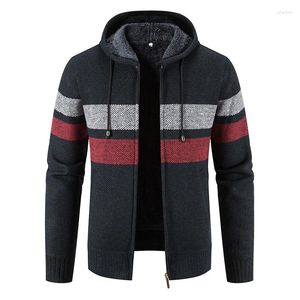 Herentruien Dikkere warme winter casual vesten Hoodies Slim Fit Heren truien met capuchon Jackets4XL