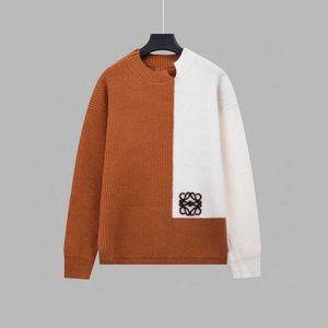 Herensweaters Thousand Bird Klassieke herfst-/wintersweater Ronde hals Warmte Verdikte onderkant Truien Casual trui met splitten