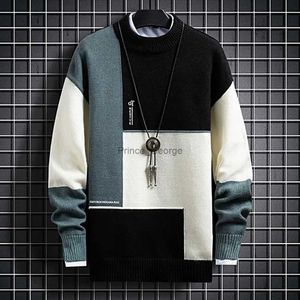 Herensweaters Trendy lentetrui Losse thermische dikke streetwear heren wintersweaterLF231114L2402