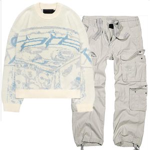 Pulls pour hommes Pull à tricoter vintage Automne et hiver Pull col rond Y2K Harajuku surdimensionné esthétique chic EMO 230830
