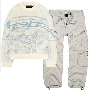 Pulls pour hommes pull en tricot vintage automne et hiver pull col rond Y2K Harajuku surdimensionné esthétique chic EMO 231025
