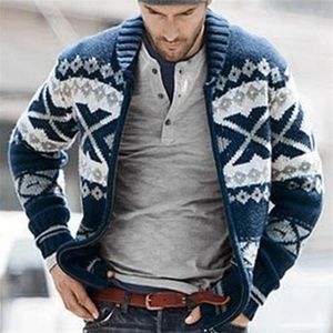 Pulls pour hommes Vintage Mens Pull Automne Hiver Tricoté Hommes Cardigan À Manches Longues Manteaux Occasionnels Veste Vêtements 2024 Streetwear