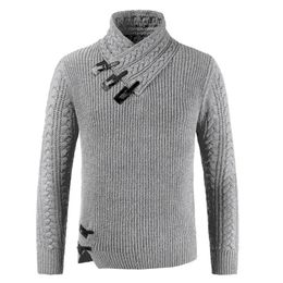 Suéteres para hombres Suéter de cuello alto para hombre de invierno Moda Jersey de gran tamaño Otoño Camisas de invierno cálidas Ropa retro Tejer 231010
