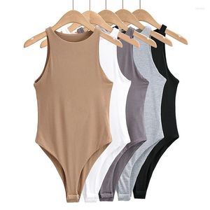 Suéteres para hombres Mujeres Traje de cuerpo Casual Sexy Slim Beach Mono Romper Girl Body Ropa sólida Ropa Catsuit Top 2023