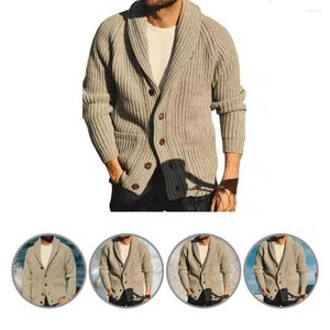 Chandails pour hommes fil de laine bonne conception de poche hommes Cardigan veste légère à manches longues pour l'hiver