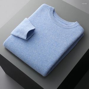 Camisolas masculinas Zocept engrossado suéter para homens inverno merino lã em torno do pescoço quente grosso malha pulôver manga longa jumper homem