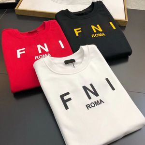 Sweatshirts voor heren Europa en de Verenigde Staten herfst en winter nieuwe brief afdrukken logo ronde nek pullover eenvoudig paar veelzijdige m-5xl