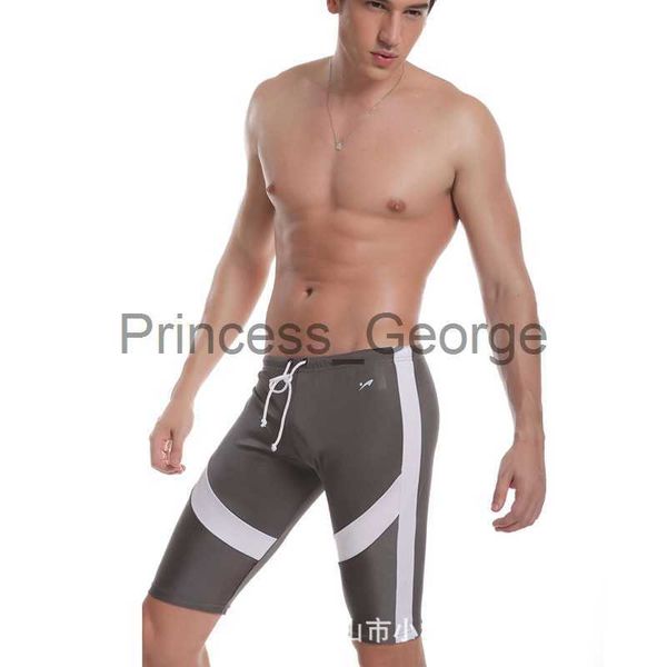 Traje de baño de los hombres 2017 venta caliente Hombres Ropa deportiva Fitness Traje de baño Medias Troncos Culturismo Pantalones cortos Ropa de playa Tamaño S M L x0625