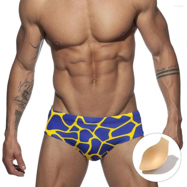 Maillots de bain pour hommes 2023 avec couverture de coupe Slip de bain Sexy natation courte Sport nautique pantalon de plage maillot de bain mâle Suilt vêtements de surf