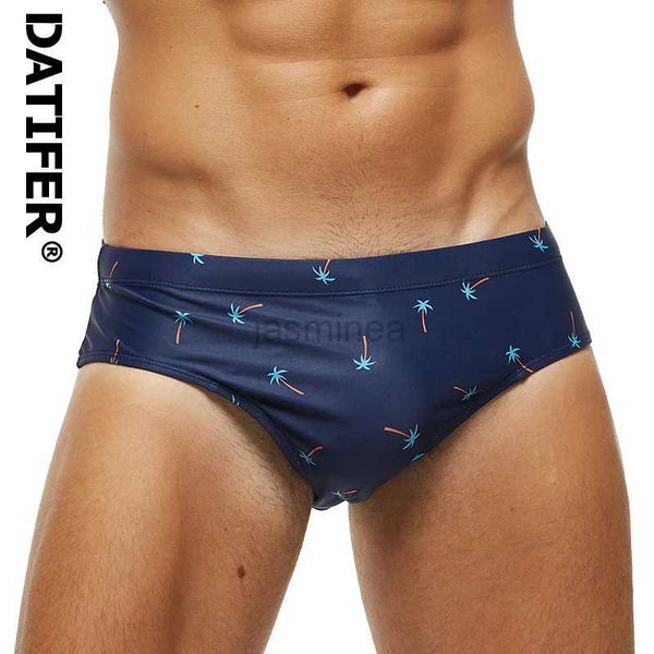 Traje de baño para hombres 2024 Datifer New Mens Swim Briefs Sexy Short Homme Push Transpirable Pad Mens Traje de baño Shorts Calzoncillos Puls Tamaño Swimsuir 24327