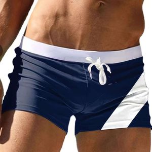 Swimwear masculin 2024 Sexy séchage rapide pour hommes pantalon à angle plat à la fermeture à la glissière