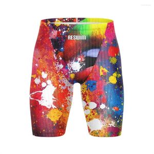 Traje de baño para hombres 2024 Troncos de natación Natación profesional Surf Verano Playa Medias Pantalones cortos Secado rápido Gimnasio Jammers Traje de baño