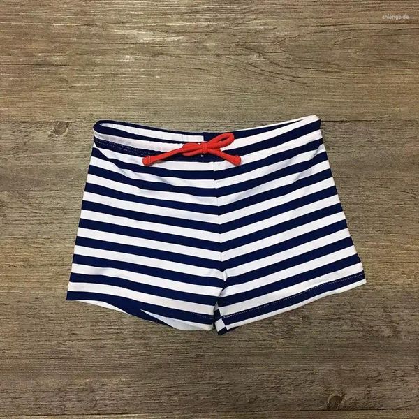 Swimwear masculin 4 Style Striped Cartoon Infantil Children Swimming Trunks for Boys Beach 2-8 ans Troisse de bain pour enfants