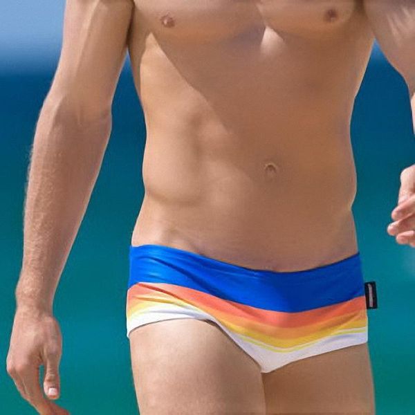 Swimwear masculin Austinbem Brand sexy hommes maillots de bain de natation boxer trunks de surf shorts homosexuels homosexuels