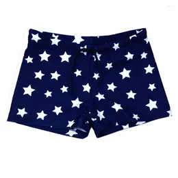 Message de maillots de bain masculin Boys Trunks pour natation Modèle d'étoiles