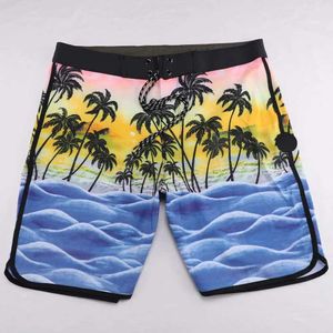 Swimwear masculin Brand Surf Pantals Mens Bels Spandex Spandex Spandex Swimming Trunks Shorts Bermuda E858 Q240429