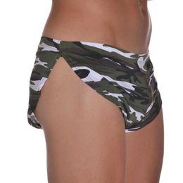 Swimons pour hommes Camouflage pour hommes Sport Running Shorts Gym Fitness Fitness Papent de survêtement sec sexy Hombre Hombre Camo respirant Jogging Pantalon court Y240517