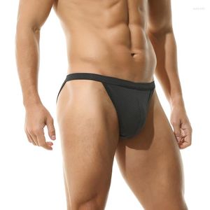 Maillots de bain pour hommes Maillots de bain européens et américains High-Cut Swim Rylon Points de transport Grand sac Beach Loisirs Spring Briefs