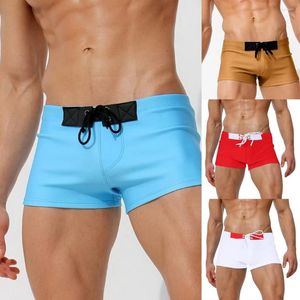 Maillots de bain pour hommes Mode Hommes Respirant Trunks Pantalon Solide Beach Shorts Slim Wear
