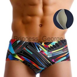 Maillot de bain pour homme Maillot de bain rembourré de couleur géométrique Slip pour homme 14 Styles Maillot de bain pour homme Maillot de bain Homme Short de bain Maillot de bain Slip x0625 x0625 x0625 x0625